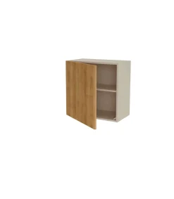 Altillo con una puerta acabado en color roble vega, 60 cm(alto)60 cm(ancho)35 cm(largo)