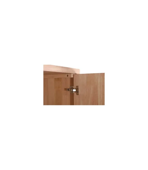 Aparador 3 puertas Berg acabado roble nordish/blanco, 88cm(alto) x 153cm(ancho) x 40cm(fondo).