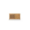 Aparador modelo Luna 1 puerta 3 cajones acabado natural 150 cm(ancho) 80 cm(alto) 40 cm (fondo)