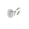 Aplique a pared led Cedro cromado 8 cm(alto)9 cm(ancho)11 cm(largo).