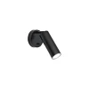 Aplique a pared modelo Antia acabado negro, 14cm(alto) 10cm(ancho) 23cm (fondo)