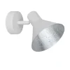 Aplique a pared modelo Kenn acabado blanco 10 cm(alto) 14 cm(ancho) 18 cm (fondo)