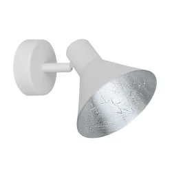 Aplique a pared modelo Kenn acabado blanco 10 cm(alto) 14 cm(ancho) 18 cm (fondo)
