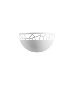 Aplique a pared modelo Pang acabado blanco, 16cm(alto) 29cm(ancho) 15cm (fondo)