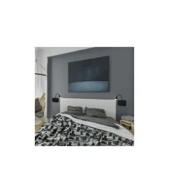 Aplique a pared modelo Pelay acabado negro, 23cm(alto) 28cm(ancho) 24cm (fondo)