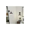 Aplique de pared modelo Gary acabado negro 23cm(ancho) 30cm(alto)23cm(fondo).