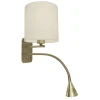 Aplique de pared modelo Resola acabado cuero 25 cm(alto) 15 cm(ancho) 17 cm (fondo)