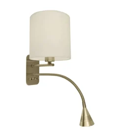 Aplique de pared modelo Resola acabado cuero 25 cm(alto) 15 cm(ancho) 17 cm (fondo)