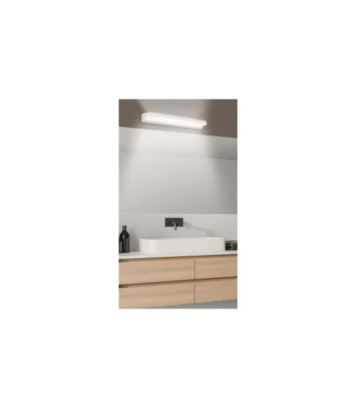 Aplique Led para Baño modelo Aero acabado blanco 5 cm(alto) 42 cm(ancho) 8 cm(fondo