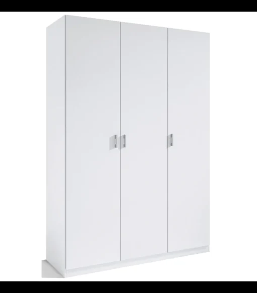 Armario 3 puertas abatibles acabado en blanco 180 cm(alto)120 cm(ancho)50 cm(fondo)