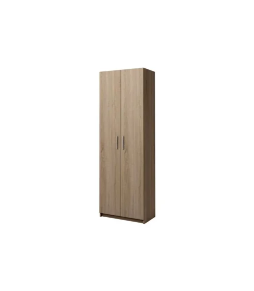 Armario multiestantes dos puertas Urano en roble. 60 cm(ancho) 180 cm(altura) 35.6 cm(fondo)