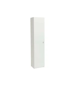 Armario multiusos 1 puerta Marbella en color blanco. 40 cm(ancho) 180 cm(altura) 35.6 cm(fondo)