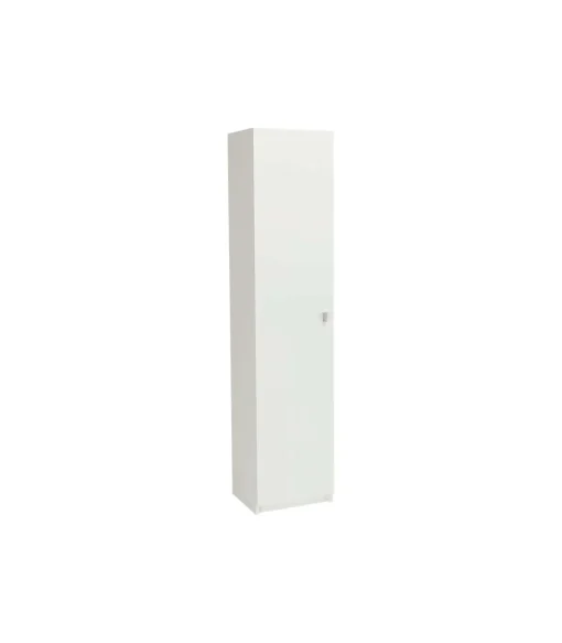Armario multiusos 1 puerta Marbella en color blanco. 40 cm(ancho) 180 cm(altura) 35.6 cm(fondo)
