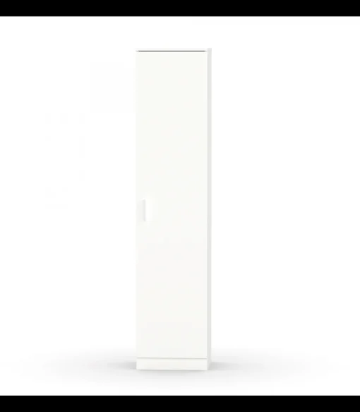 Armario multiusos Tibet acabado blanco mate, 40 cm(ancho) 180 cm(altura) 35 cm(fondo)