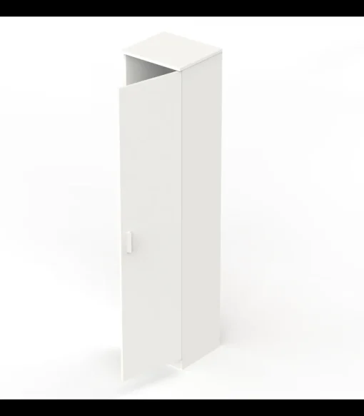 Armario multiusos Tibet acabado blanco mate, 40 cm(ancho) 180 cm(altura) 35 cm(fondo)