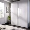 Armario puertas correderas Lupión acabado blanco 204 cm(alto)150 cm(ancho)65 cm(largo