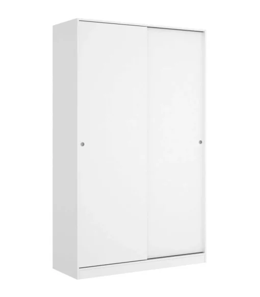 Armario puertas correderas Lupión en blanco brillo 204 cm(alto)120 cm(ancho)50 cm(largo)