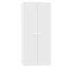 Armario ropero 2 puertas abatibles Tibet acabado blanco, 79 cm(ancho) 180 cm(altura) 52 cm(fondo)
