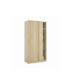 Armario ropero puertas correderas roble canadian. 200cm(alto). 100cm(ancho). 50cm(fondo).