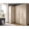 Armario ropero rincón puertas abatibles Jaén I acabado natural, 184 cm(alto)213.5 cm(ancho)90.5 cm(largo)