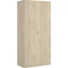 Armario ropero Sabiote con 2 puertas abatibles en roble natural 184 cm(alto)81 cm(ancho)52 cm(largo)
