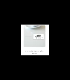 Armario zapatero Berlin en blanco brillo. 75 cm(ancho) 101 cm(altura) 36 cm(fondo)