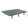 Base tapizada L2 3D de Colchones.es tapizado gris de 80x200x6cm..