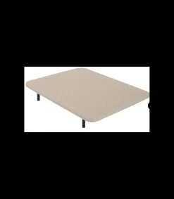 Base tapizada Maxi Somi de Colchones.es tapizado beige de 105x200.