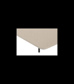 Base tapizada Maxi Somi de Colchones.es tapizado beige de 105x190.