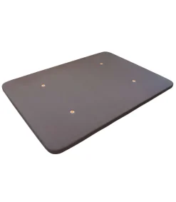 Base tapizada Roma tapizado tela 3d gris con 4 aireadores y 5 barras horizontales 150x200.