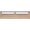 Cabecero corrido modelo Basic acabado cambrian-blanco 58 cm(alto) 220cm(ancho)