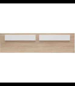 Cabecero corrido modelo Basic acabado cambrian-blanco 58 cm(alto) 220cm(ancho)