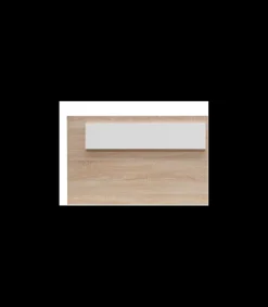 Cabecero corrido modelo Basic acabado cambrian-blanco 58 cm(alto) 220cm(ancho)