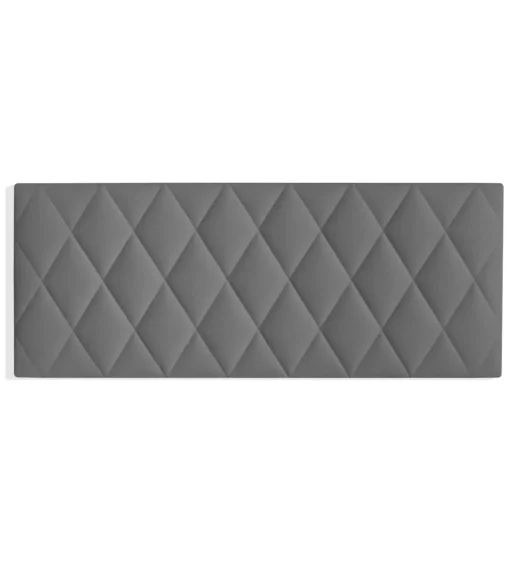 Cabecero juvenil Maya tapizado gris, 90cm(ancho) 60cm(alto) 3.5cm(fondo)