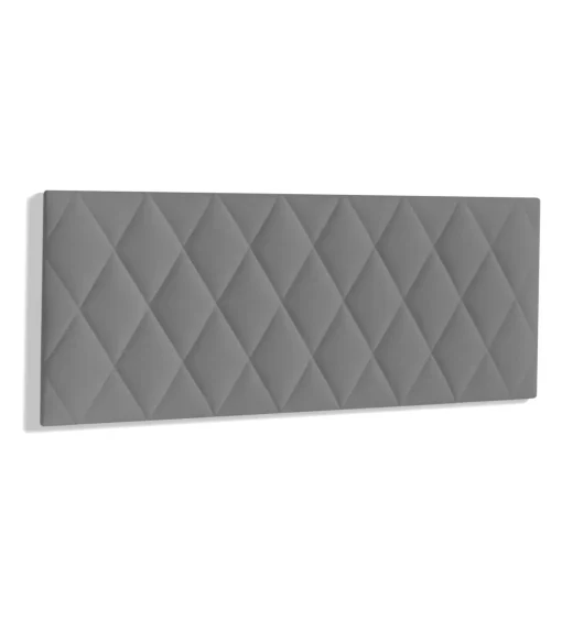 Cabecero juvenil Maya tapizado gris, 90cm(ancho) 60cm(alto) 3.5cm(fondo)