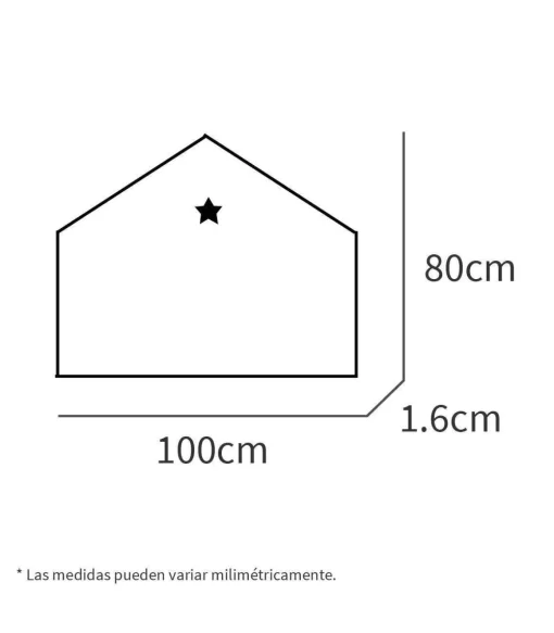 Cabecero juvenil Sweet con acabado blanco 80 cm(alto)100 cm(ancho).