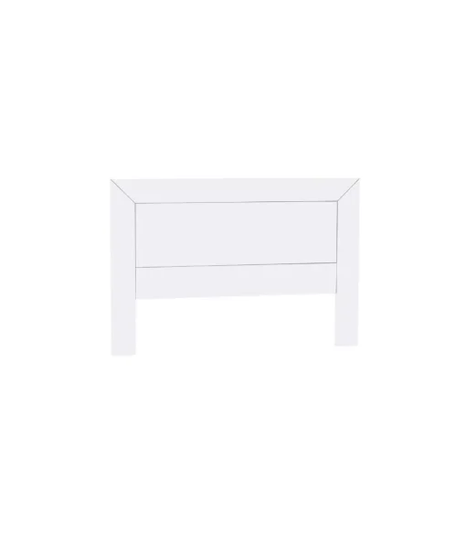 Cabecero madera en acabado blanco 110 cm(alto)160 cm(ancho)