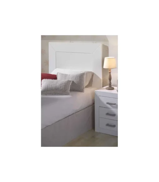 Cabecero madera en acabado blanco 110 cm(alto)100 cm(ancho)