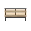 Cabecero para cama matrimonio Julen acabado bocamina/cera, fondo: 5cm Ancho: 146cm Alto: 100cm