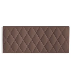 Cabecero para colchón de 135/140cm Melania tapizado marrón, 150cm(ancho) 60cm(alto) 3.5cm(fondo)