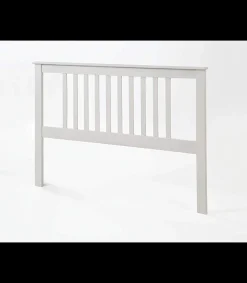 Cabecero Tabac pino macizo para cama en acabado blanco translucido 100 cm(alto)147 cm(ancho)