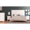 Cabecero Venus en color blanco poro. 130 cm(alto)160cm(ancho)