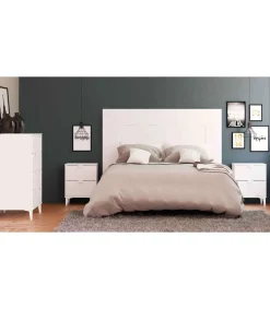 Cabecero Venus en color blanco poro. 130 cm(alto)160cm(ancho)