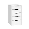 Cajonera Eko 5 cajones en blanco mate. 71 cm(alto)40 cm(ancho)43 cm(fondo).