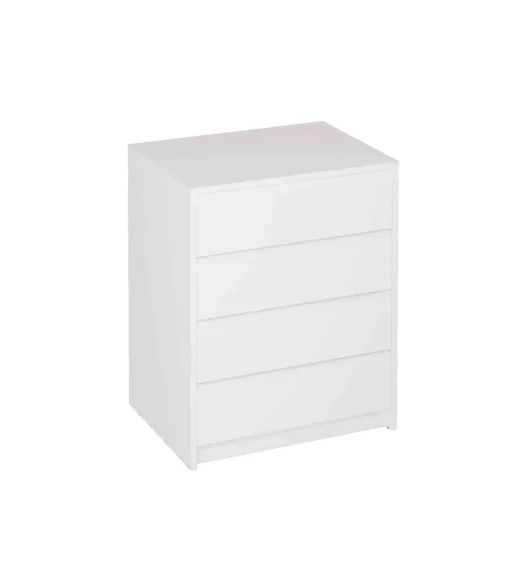 Cajonera Madrid en blanco. 73,4 cm(alto)60 cm(ancho)45 cm(fondo)