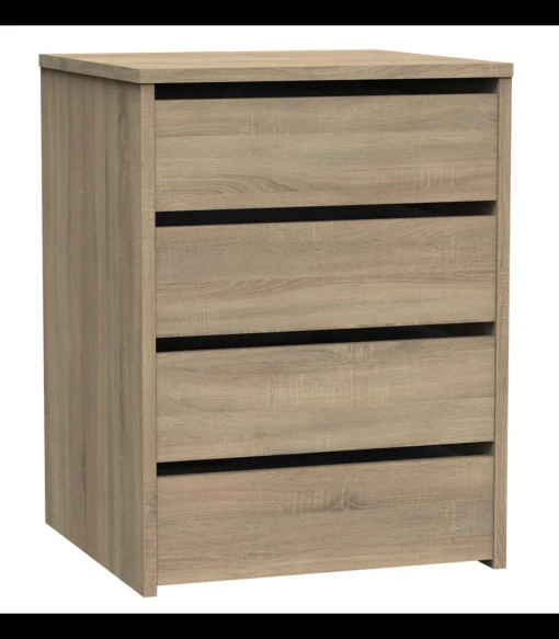 Cajonera Turin acabado roble, 63,5 cm(alto)46 cm(ancho)45 cm(fondo)