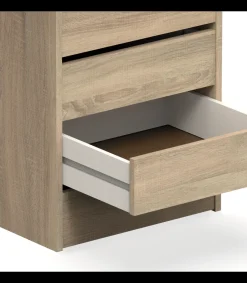 Cajonera Turin acabado roble, 63,5 cm(alto)46 cm(ancho)45 cm(fondo)