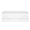 Cama compacta Rala de 90 cm en blanco 67.5 cm(alto)194.3cm(ancho)95 cm(largo)