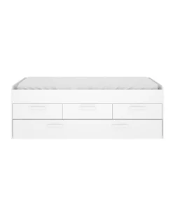 Cama compacta Rala de 90 cm en blanco 67.5 cm(alto)194.3cm(ancho)95 cm(largo)