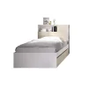 Cama juvenil con cajones Tamesis para colchón de 90cm natural/blanco, 95cm(alto) 97.5cm(ancho) 218cm(largo)